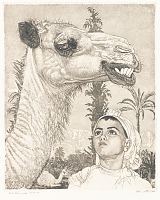 Berberi tdruk kaameliga, Eduard Wiiralt E-kunstisalongis