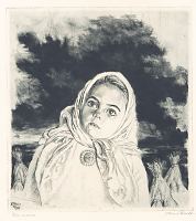 Berberi tüdruk kaameliga, Eduard Wiiralt E-kunstisalongis