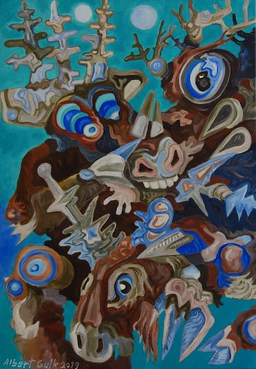 Ootus�revus Lapimaal, Albert Gulk E-kunstisalongis