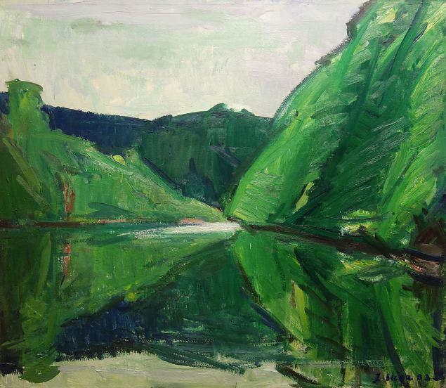 Roheline P�haj�rv, Johannes Uiga E-kunstisalongis