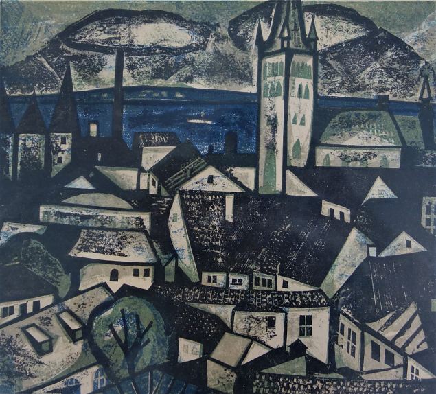 Tallinn. Vaade Toompealt, T�nis Laanemaa E-kunstisalongis