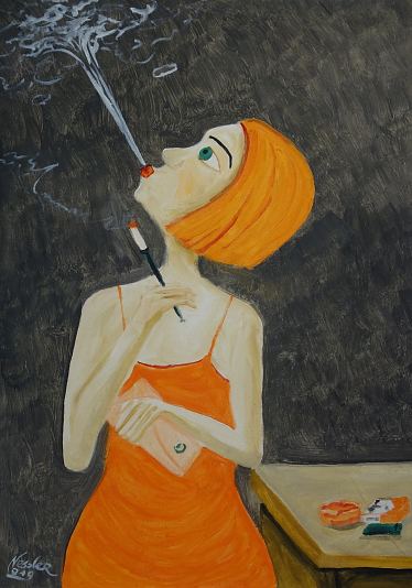 Daam v�hki toitmas, Jaanus Nessler E-kunstisalongis