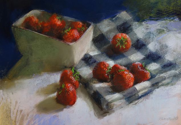 Suver��m: Maasikad, Silja Salmistu E-kunstisalongis