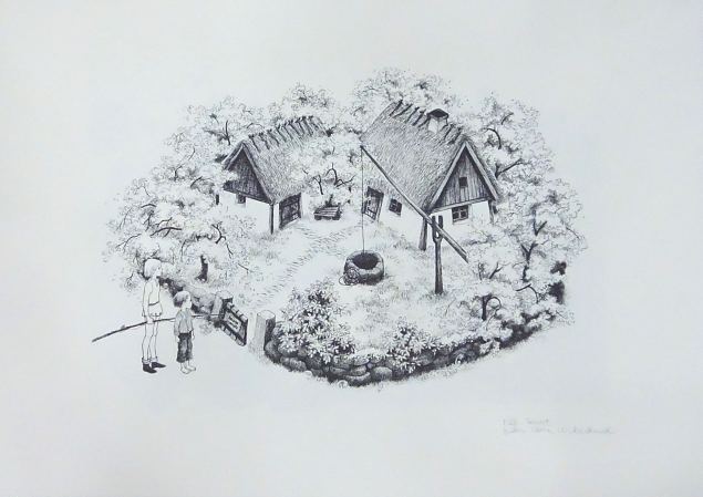 R��tli talu Kirsiorus mapist Vennad L�vis�damed, Ilon Wikland E-kunstisalongis