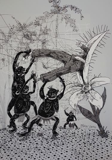 E.L. Lahkumine, Priit P�rn E-kunstisalongis