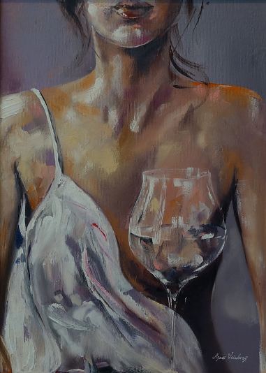 Akt pokaaliga, Agnes Veinberg E-kunstisalongis