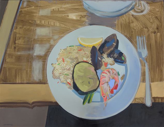 Mereannid riisiga, Peeter Krosmann E-kunstisalongis