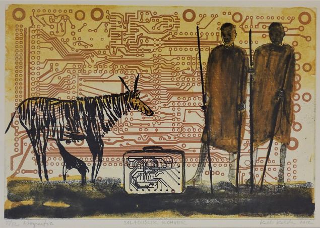 Saladuslik kohver, Kalli Kalde E-kunstisalongis