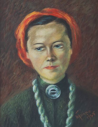 Astrid Kadaku portree, Hilda prus E-kunstisalongis