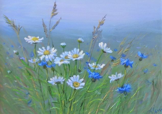 Hommik ja lilled, Aleksander Yaska E-kunstisalongis