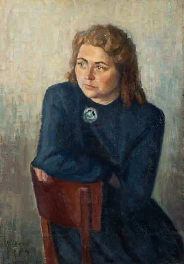 Naise portree, Helene Leoke E-kunstisalongis