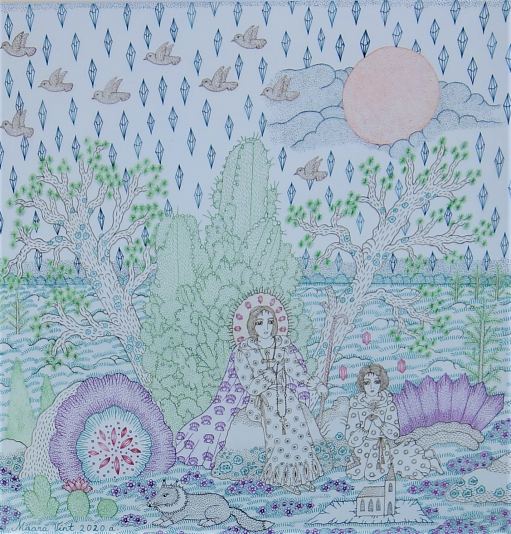 P�hak oma �pilase ja koeraga, Maara Vint E-kunstisalongis