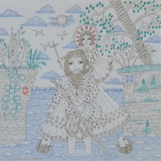 P�ha Christophorus, Maara Vint E-kunstisalongis