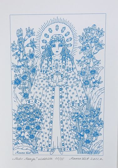 Neitsi Maarja, Maara Vint E-kunstisalongis