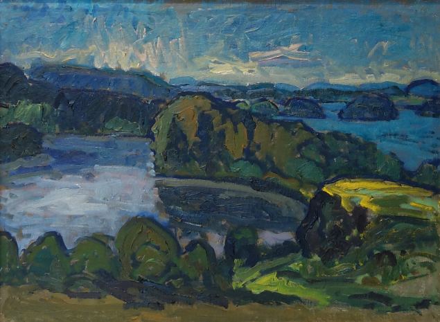 Pilkuse kevadel, Enn Volmere E-kunstisalongis