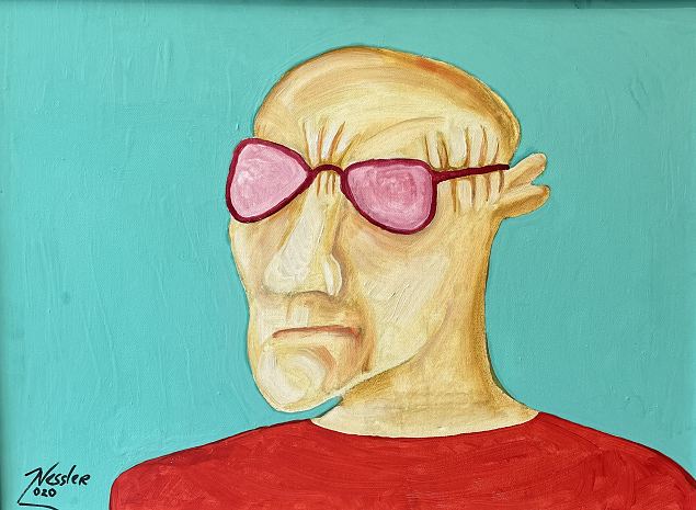 Kui roosad prillid pigistavad, Jaanus Nessler E-kunstisalongis