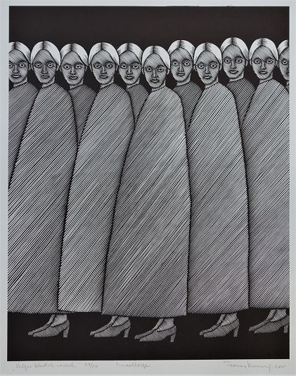 Valges kleidis naised, Toomas Kuusing E-kunstisalongis