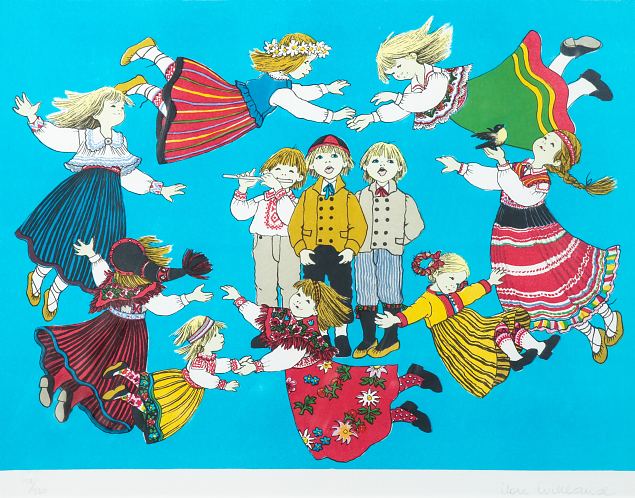 53. Rahvariides lapsed, Ilon Wikland E-kunstisalongis