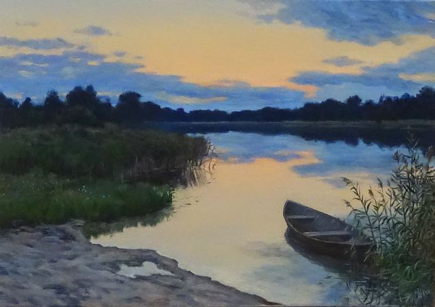 Vaikne �htu j�rvel, Aleksander Yaska E-kunstisalongis