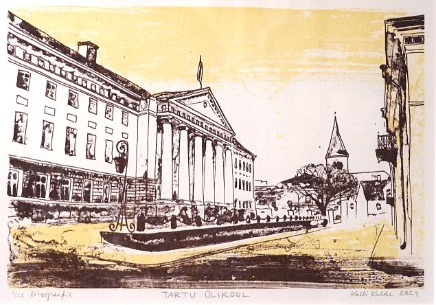 Tartu �likool, Kalli Kalde E-kunstisalongis