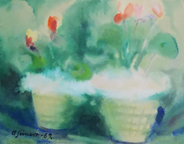 Lillekorvid, Arnold Simson E-kunstisalongis