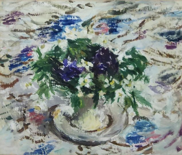 Lilled vaasis, Linda Kits-M�gi E-kunstisalongis