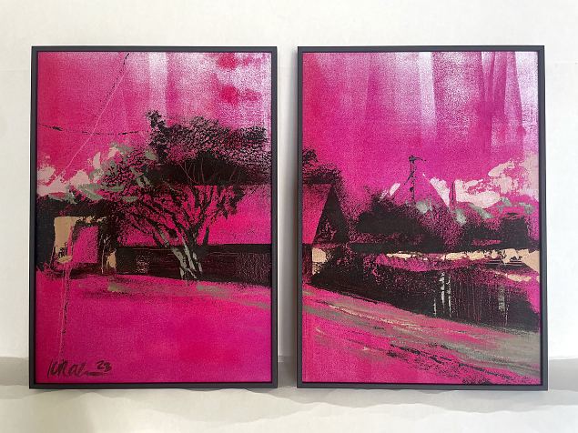 �htu ilu I ja II, Kaia R�hn E-kunstisalongis