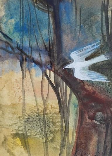 Lind metsas, L��dia Vallim�e-Mark E-kunstisalongis