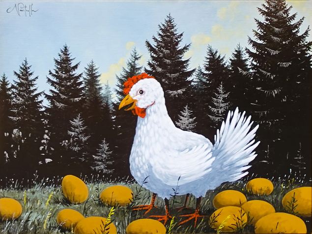 Kuningas Midase kana, Navitrolla E-kunstisalongis