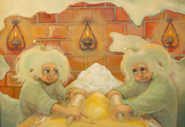 Taignarullimise p�ev, Pille Tammela E-kunstisalongis