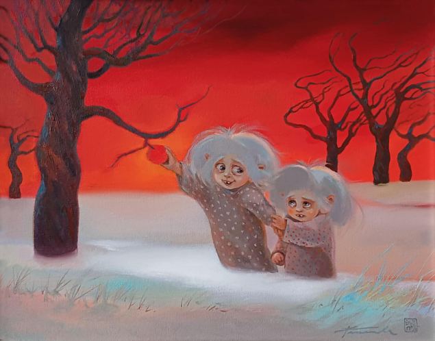 Vana aed, Pille Tammela E-kunstisalongis