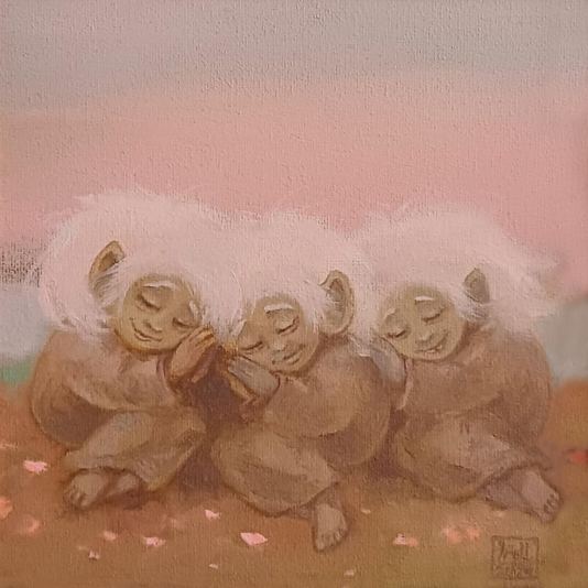 V�ib-olla, et magavadki. Aga v�ib-olla, et mitte, Pille Tammela E-kunstisalongis