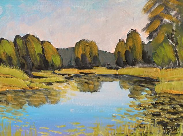 Saksaveski j�rv, Enno Allik E-kunstisalongis