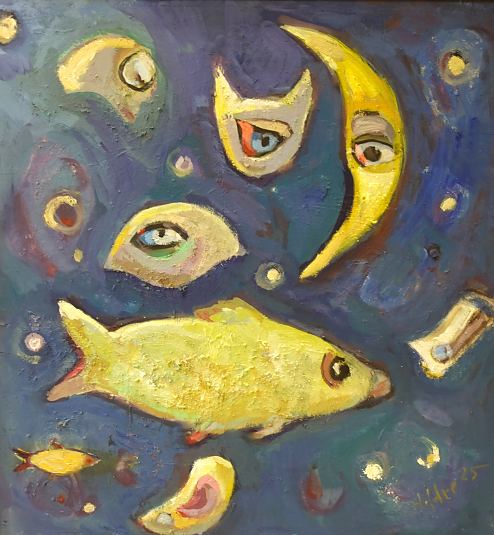 Kuldkala p��dmas, Lemme Haldre E-kunstisalongis