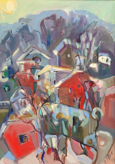 Rahulik p�ev, Lemme Haldre E-kunstisalongis