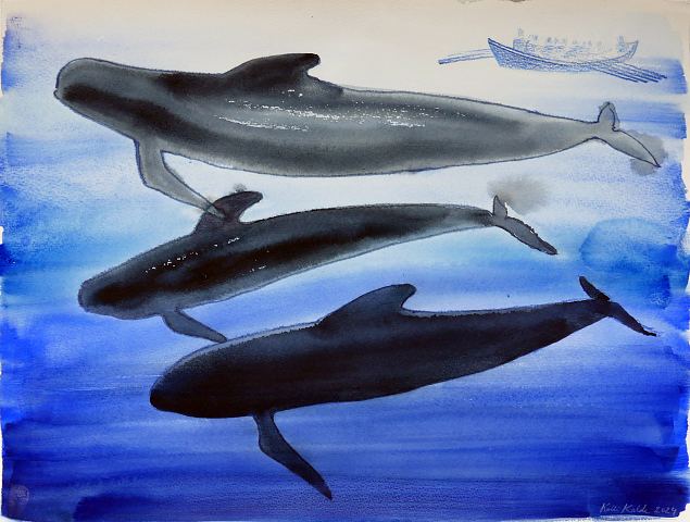 Kolm vaala, Kalli Kalde E-kunstisalongis