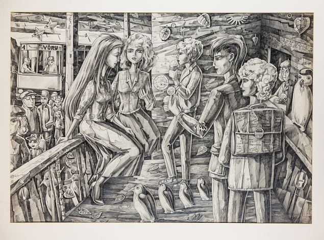 8. Pikk tund (V�ru bussijaam), Albert Gulk E-kunstisalongis