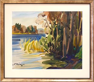 35. Maastik, Aleksander Pilar E-kunstisalongis