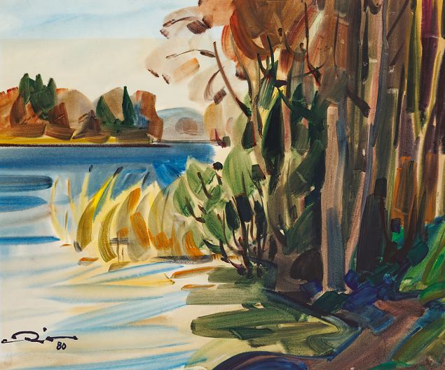 35. Maastik, Aleksander Pilar E-kunstisalongis