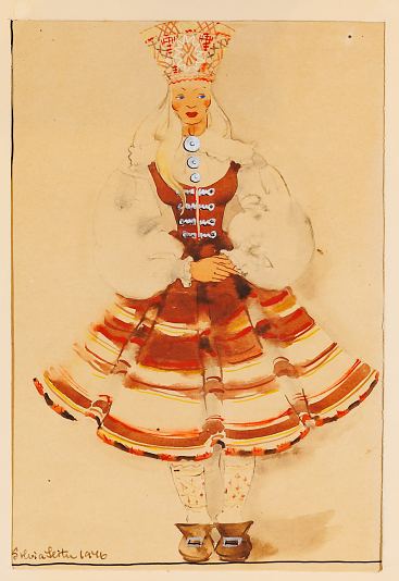 Mustjala neiu, Silvia Leitu E-kunstisalongis