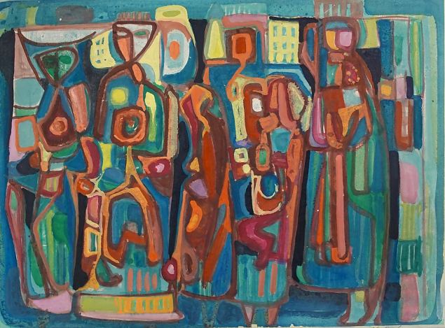 V�rvilised figuurid, Abel Lee E-kunstisalongis