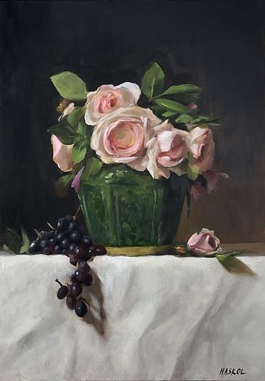 Roheline vaas, Kristi Haskol E-kunstisalongis