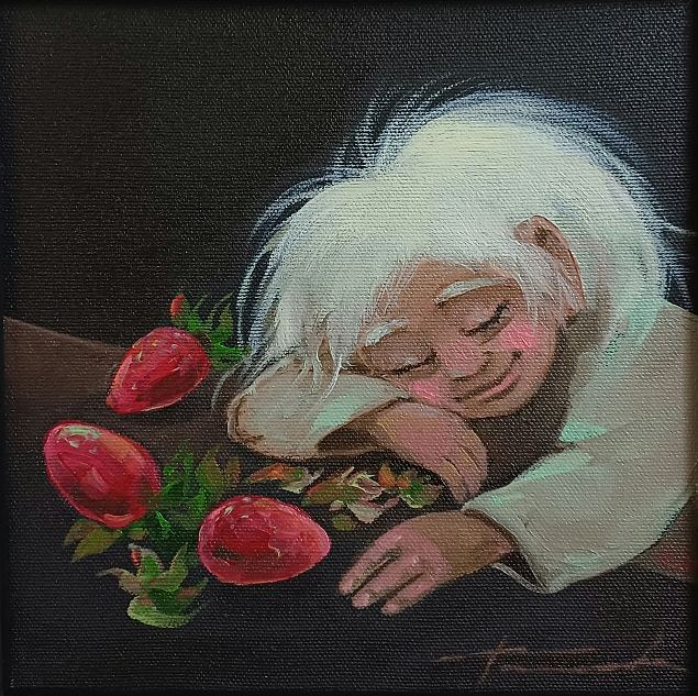 Maasikamaias, Pille Tammela E-kunstisalongis