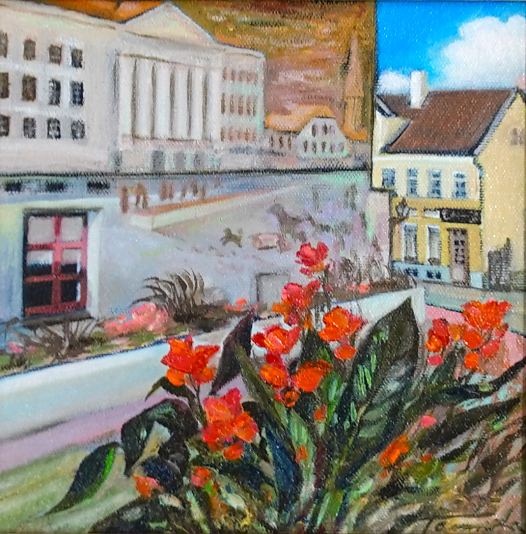 Vaade �likooli t�navale, Pille Tammela E-kunstisalongis