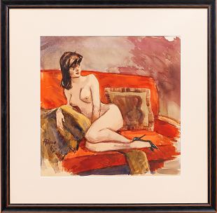 10. Akt , Hugo Hiibus E-kunstisalongis