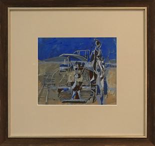 19. Abstraktne , Elmar Kits E-kunstisalongis