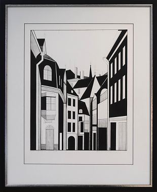 23. Vana Tallinn VIII , Leonhard Lapin E-kunstisalongis