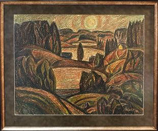 53. Maastik , Uno Roosvalt E-kunstisalongis