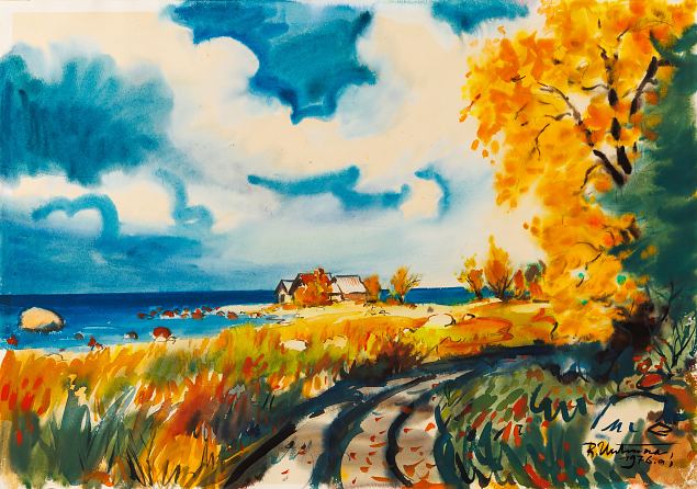 65. Altja maastik , Richard Uutmaa E-kunstisalongis