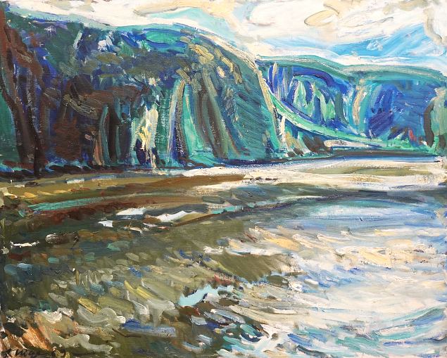 Poslovitsa laht, Johannes Uiga E-kunstisalongis